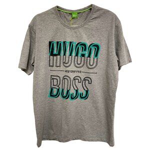 Hugo Boss Gray Graphic Tee